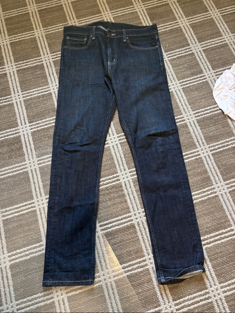 Men's Levi Strauss Dark Blue Slim Fit Jeans 510 size W 32 L 32